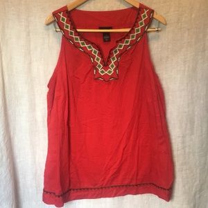 Lane Bryant tank top. 100% cotton.